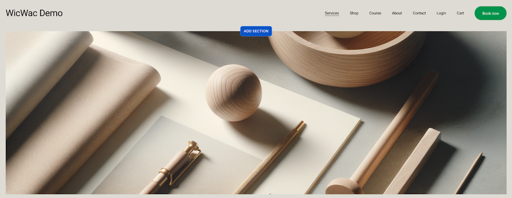 Add Section (if needed)